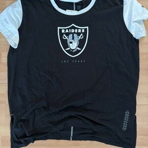 NFL Raiders Black and White Tee